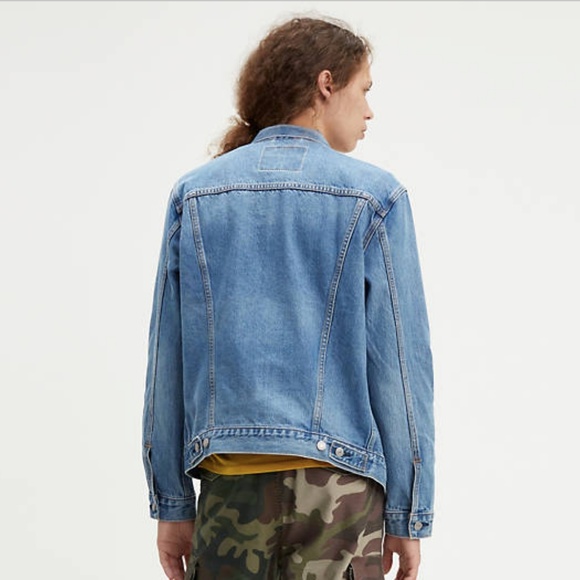 levi's | motocross printed sleeve trucker jacket - Picture 2 of 2